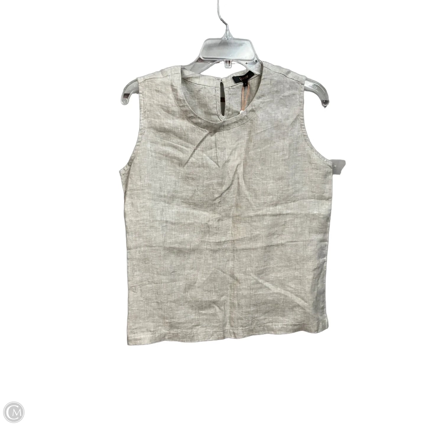 Top Sleeveless By Quince In Taupe, Size: S