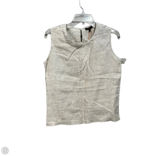 Top Sleeveless By Quince In Taupe, Size: S