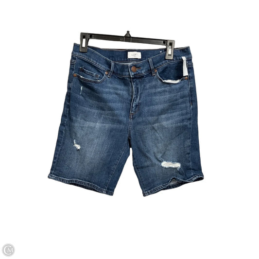 Shorts By Loft In Blue Denim, Size: 8