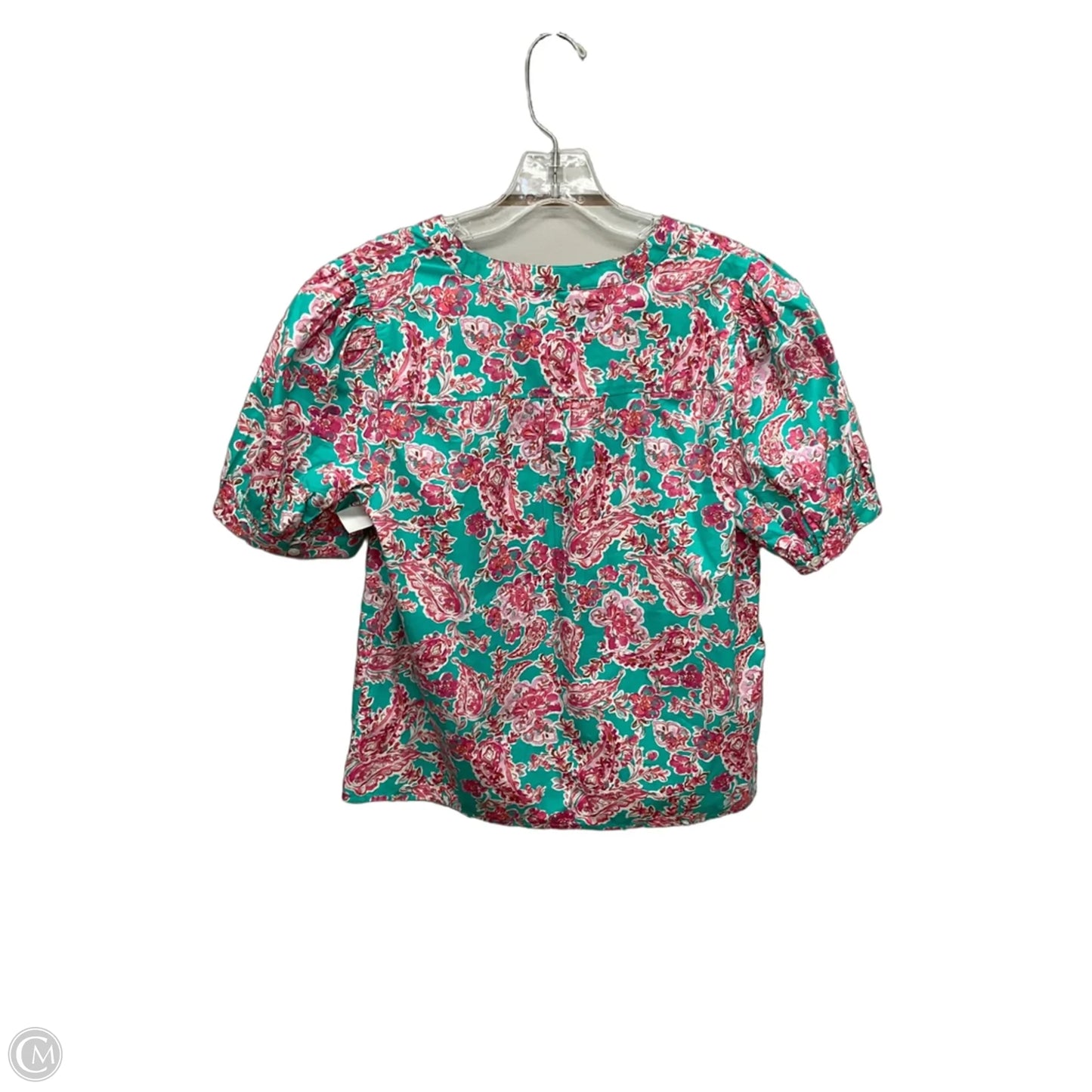 Top Short Sleeve By J. Crew In Floral Print, Size: S