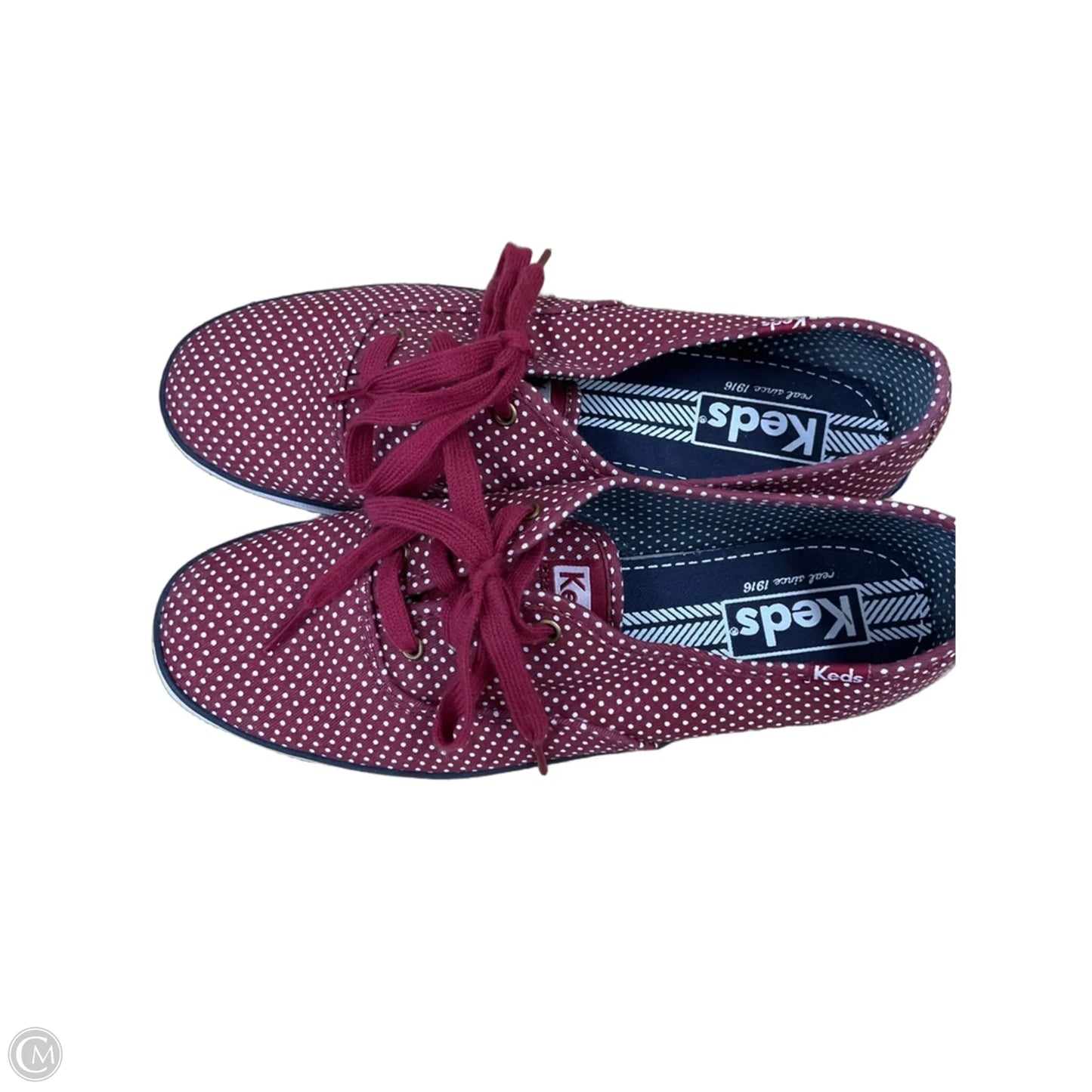 Shoes Flats By Keds In Polkadot Pattern, Size: 8