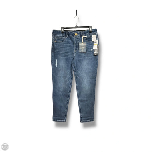 Jeans Straight By Democracy In Blue Denim, Size: 14