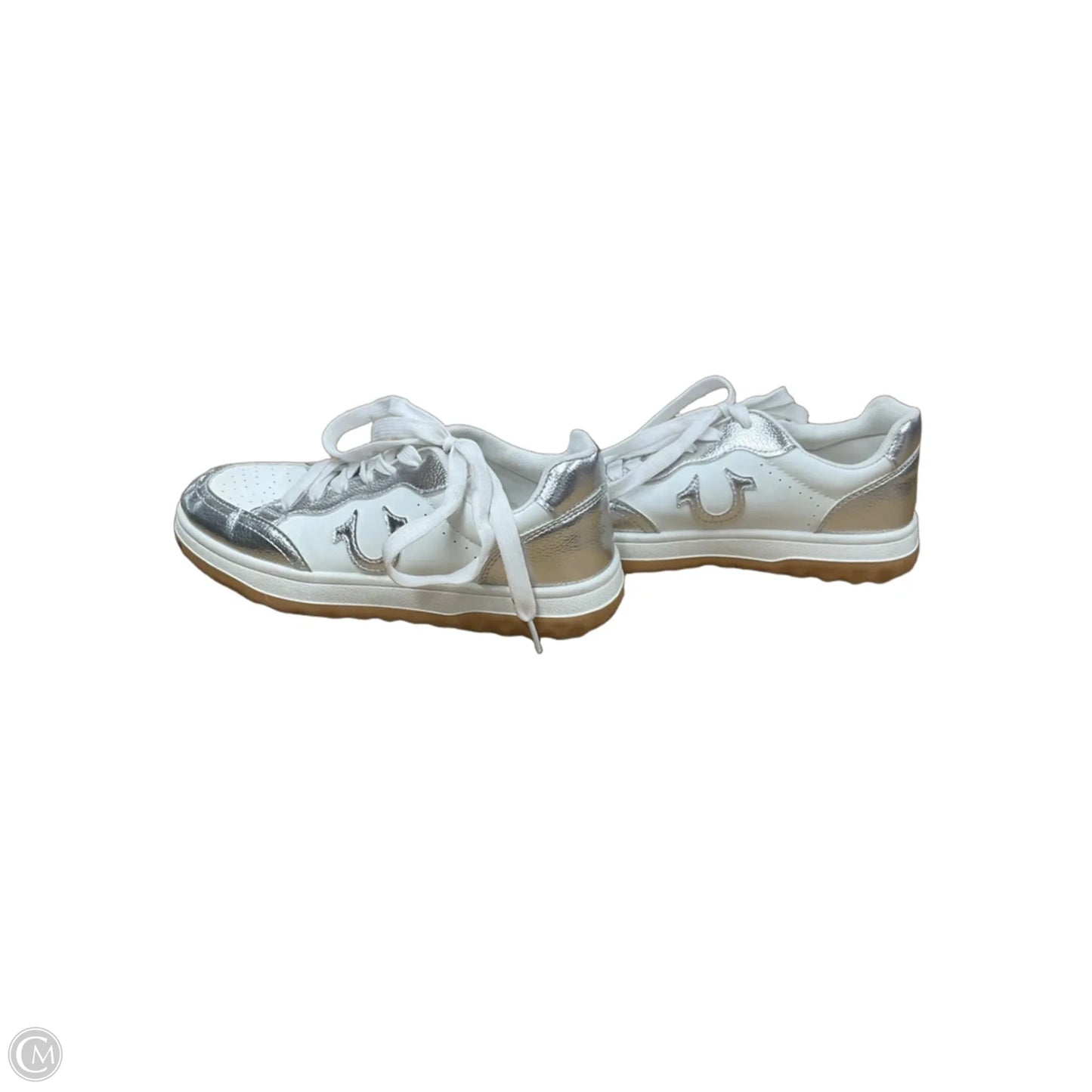 Shoes Sneakers By True Religion In Silver & White, Size: 8