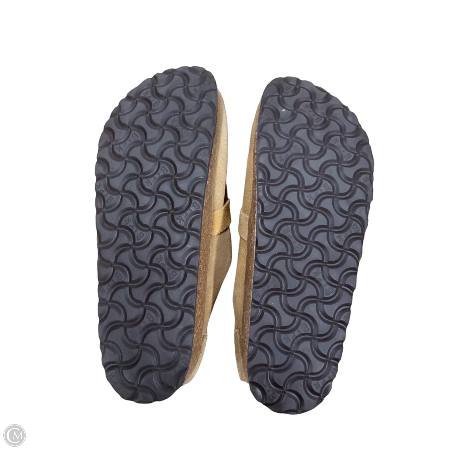 Shoes Flats By Birkenstock In Tan, Size: 7