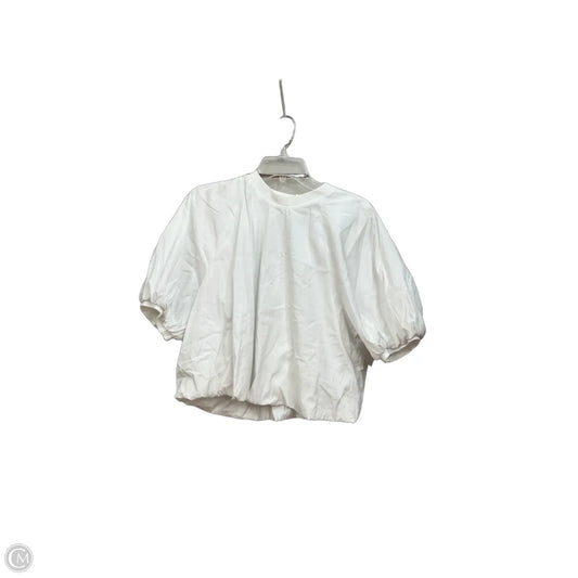 Top Short Sleeve By Maeve In White, Size: Xl