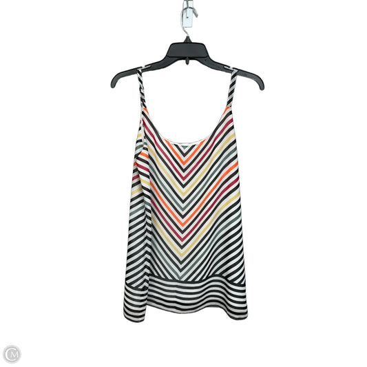 Top Sleeveless By Cabi In Striped Pattern, Size: S