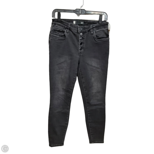 Jeans Skinny By Kut In Black Denim, Size: 6