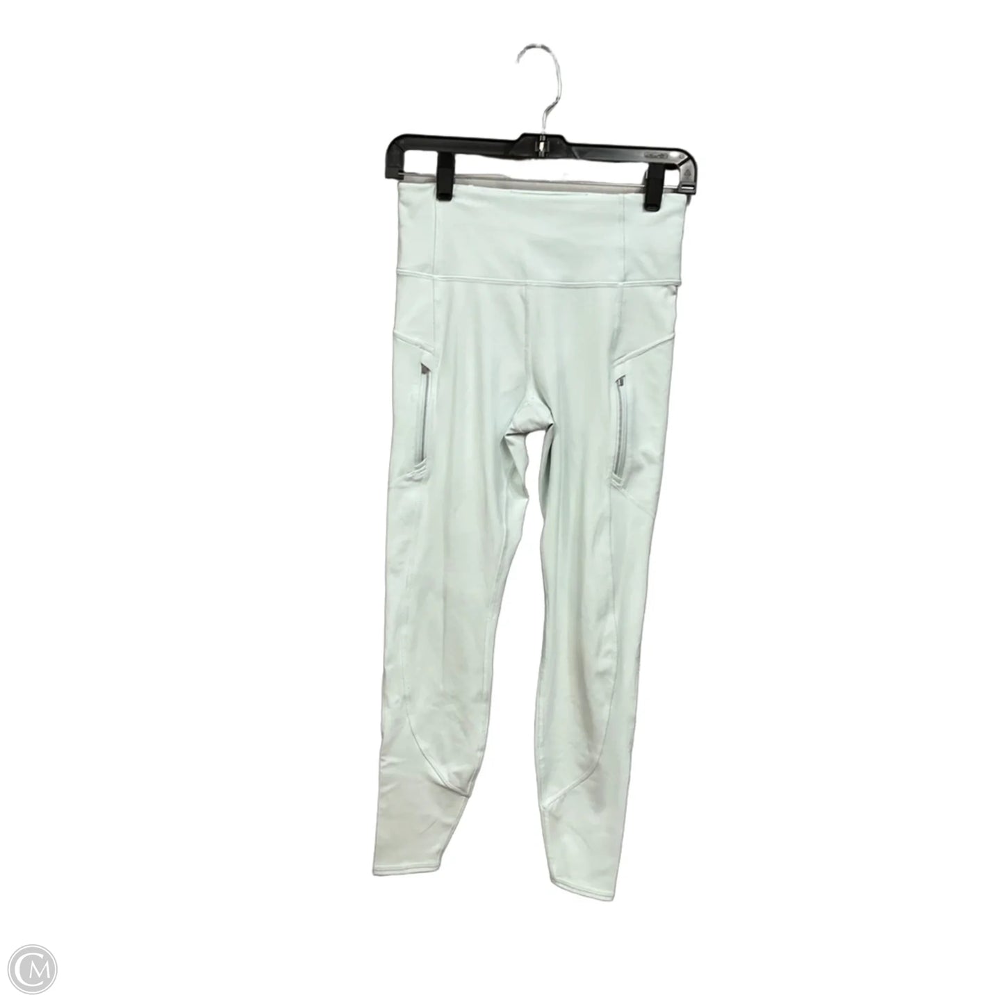 Athletic Leggings By Athleta In Aqua, Size: S