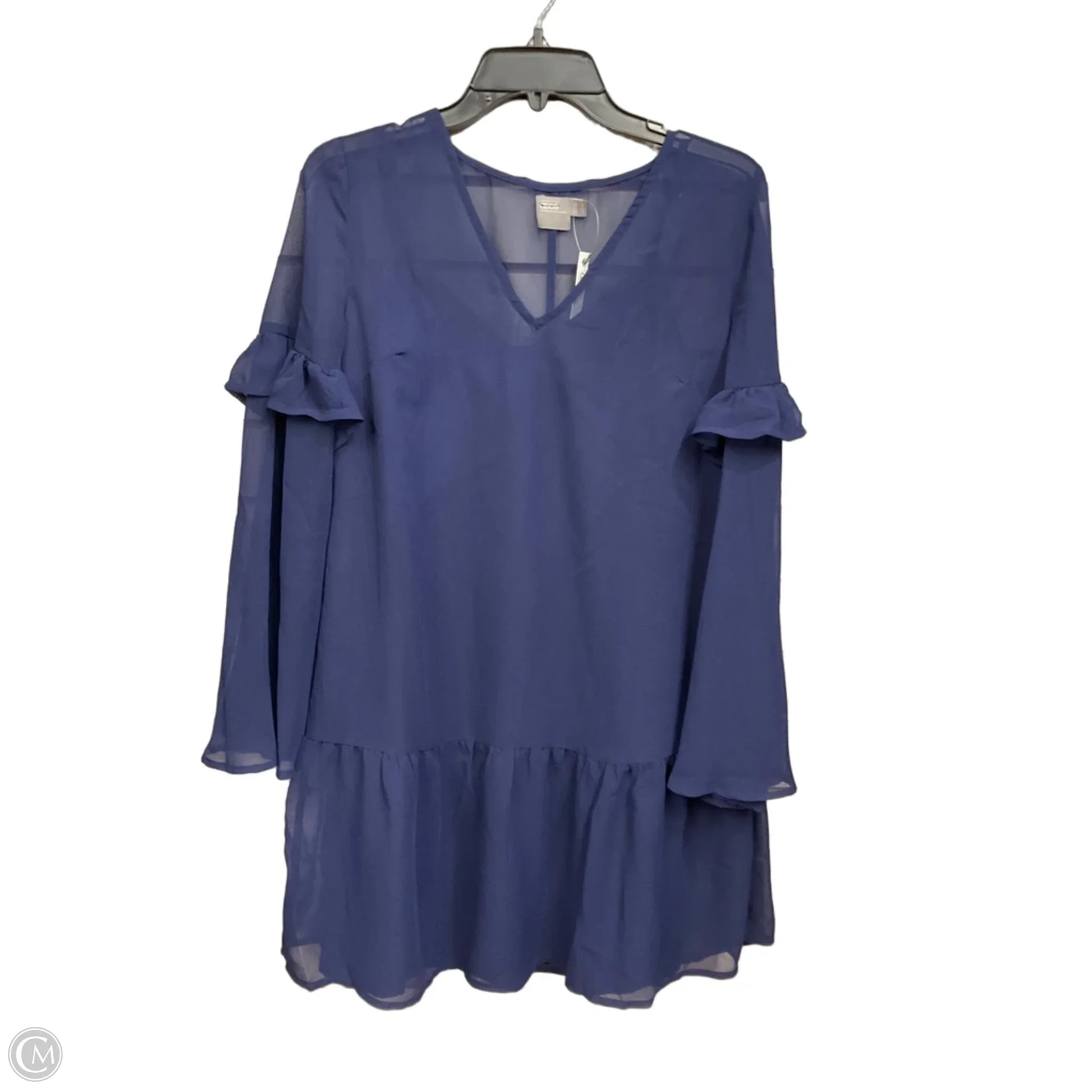Dress Casual Short By Asos In Blue, Size: Xs – Clothes Mentor Westerville OH #126