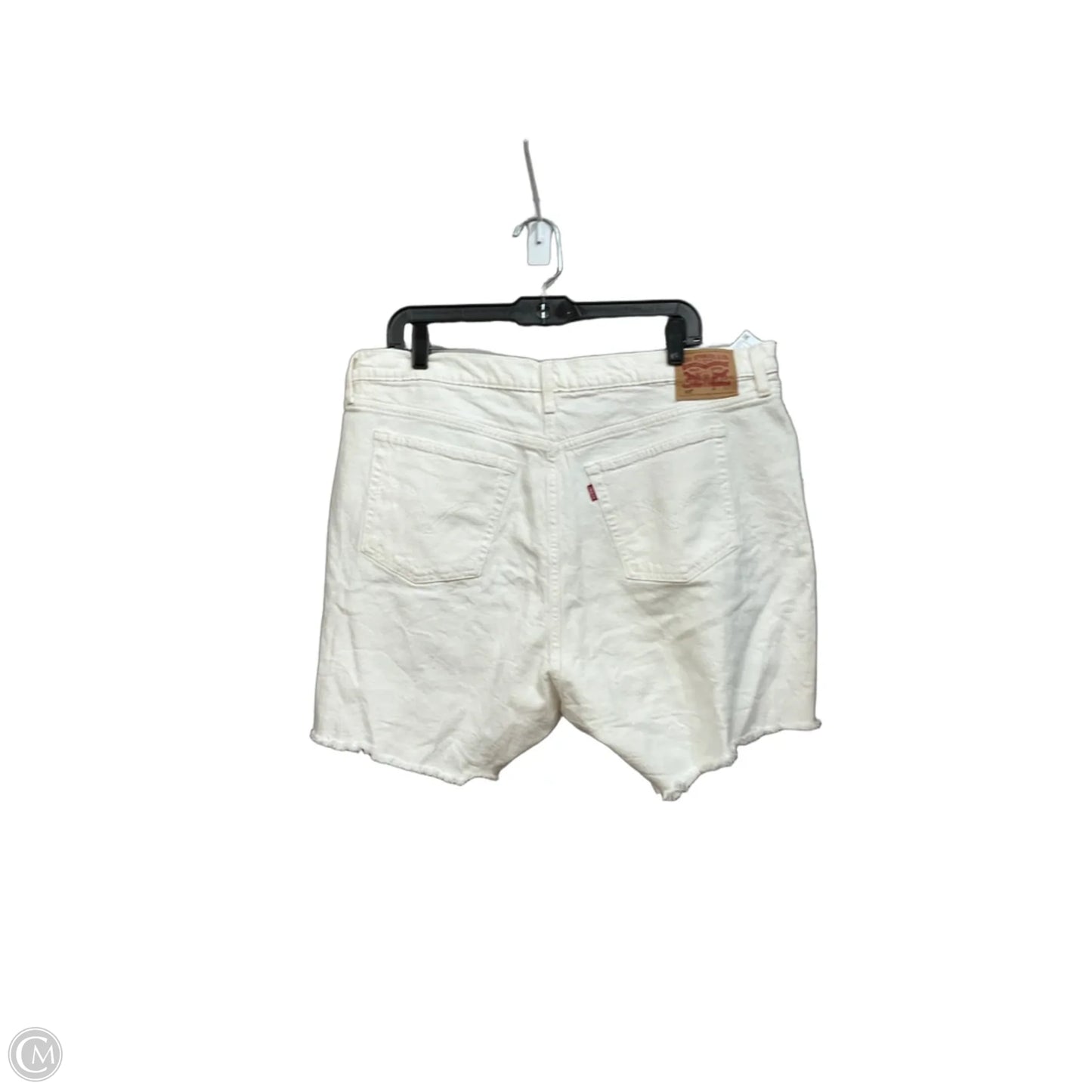 Shorts By Levis In White Denim, Size: 18
