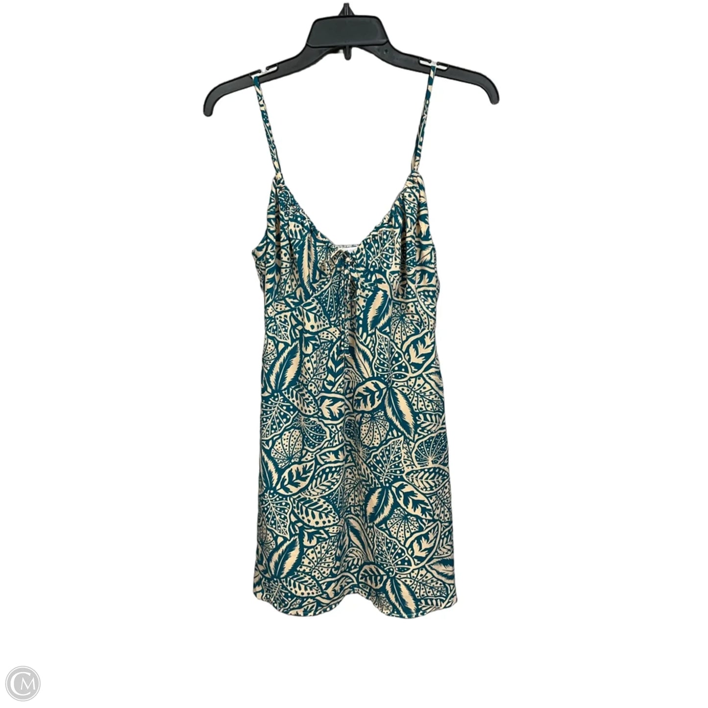 Dress Casual Short By Sienna Sky In Green & Tan, Size: S