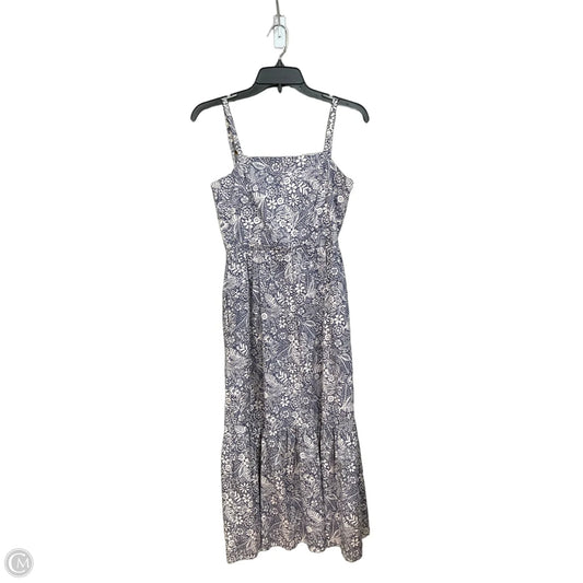 Dress Casual Midi By Evereve In Floral Print, Size: Xs