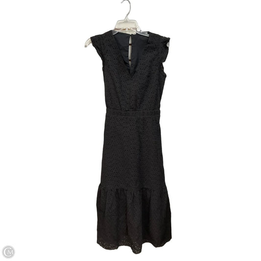 Dress Casual Midi By Evereve In Black, Size: S