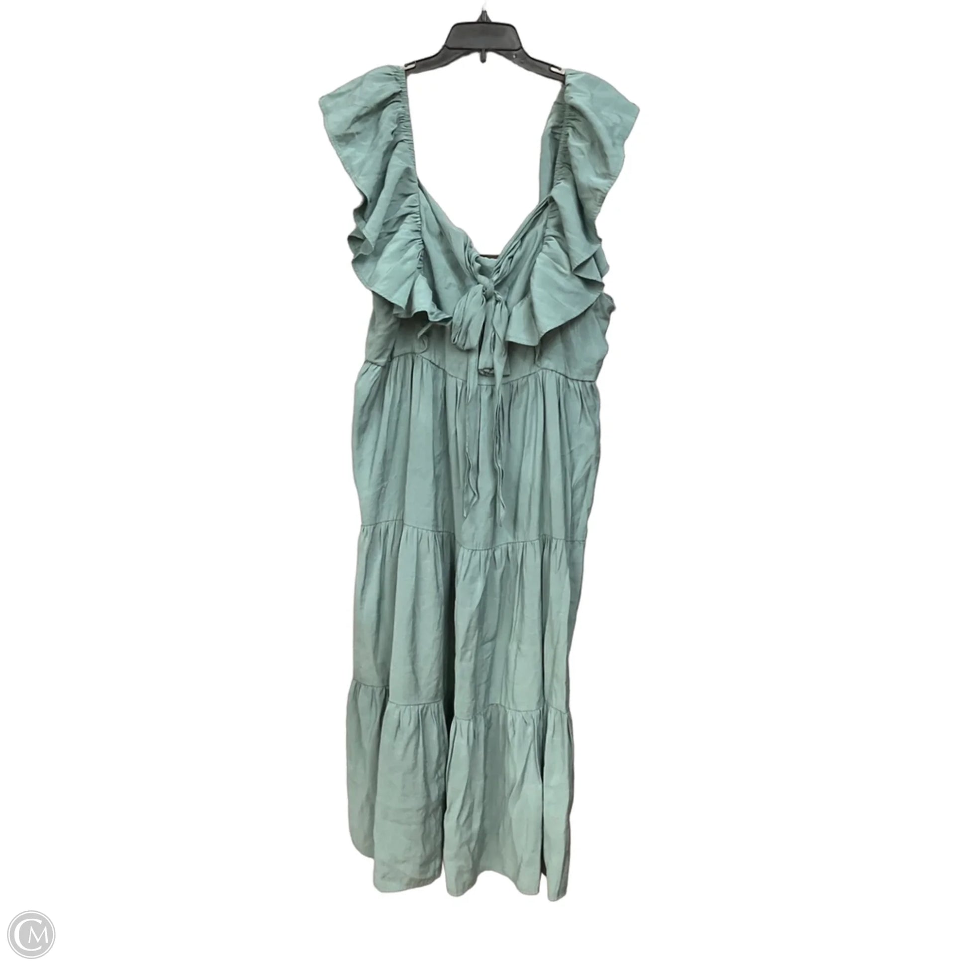 Dress Casual Midi By Arula In Green, Size: 2x