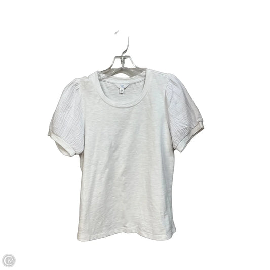 Top Short Sleeve By Time And Tru In White, Size: S
