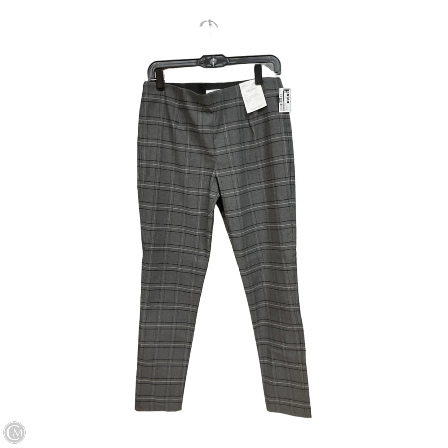 Pants Dress By Calvin Klein In Plaid Pattern, Size: 10