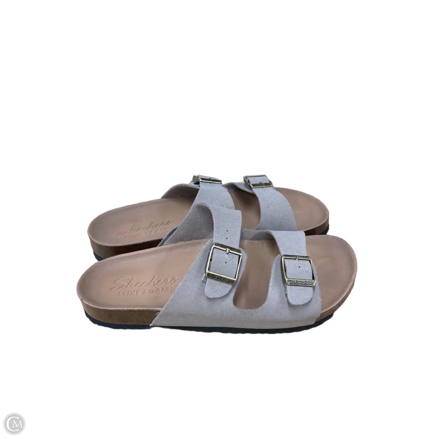 Sandals Flats By Skechers In Brown, Size: 10