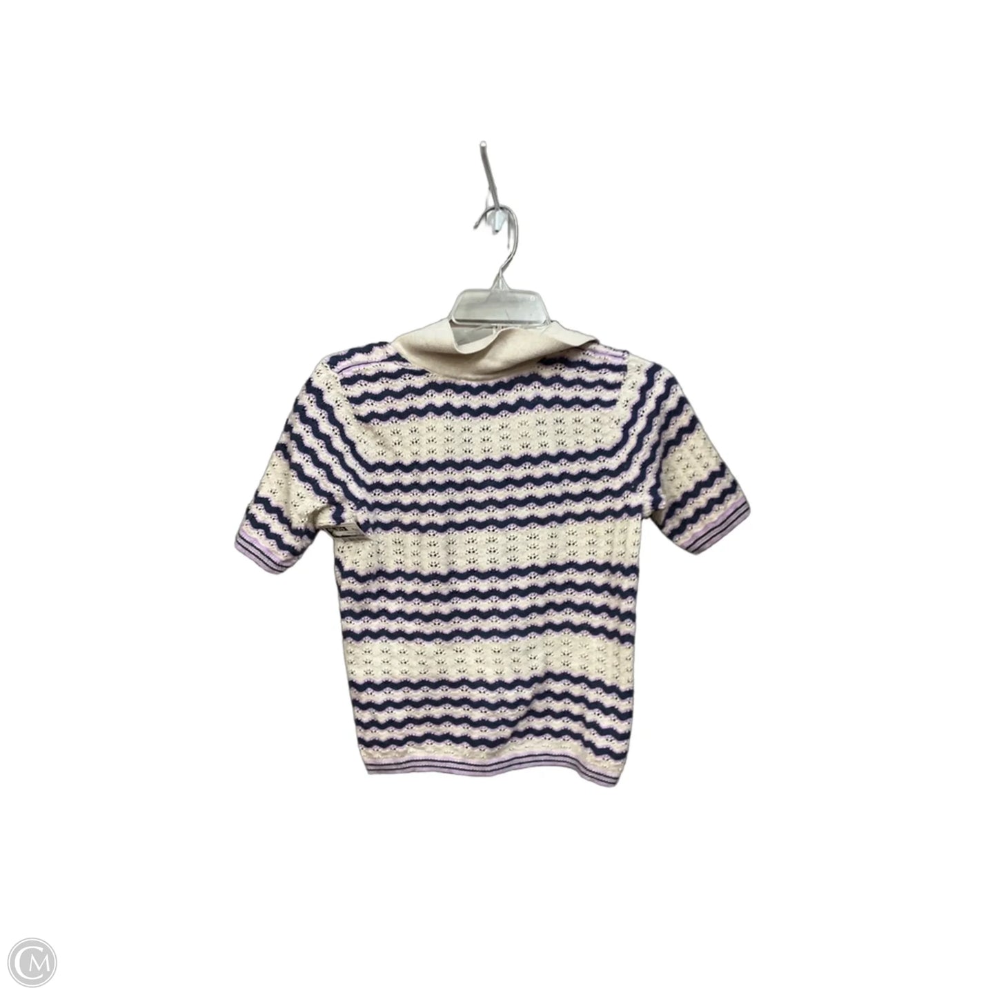 Top Short Sleeve By Marine Layer In Striped Pattern, Size: Xs