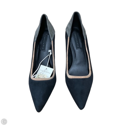 Shoes Heels Kitten By Sanctuary In Black & Green, Size: 7