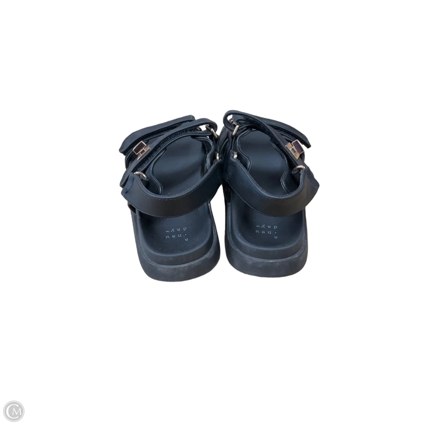 Sandals Flats By A New Day In Black, Size: 7