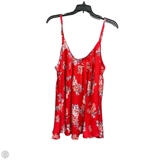 Top Sleeveless By Torrid In Floral Print, Size: 1x