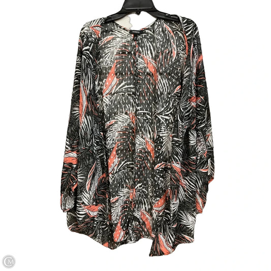 Kimono By Torrid In Floral Print, Size: 3x
