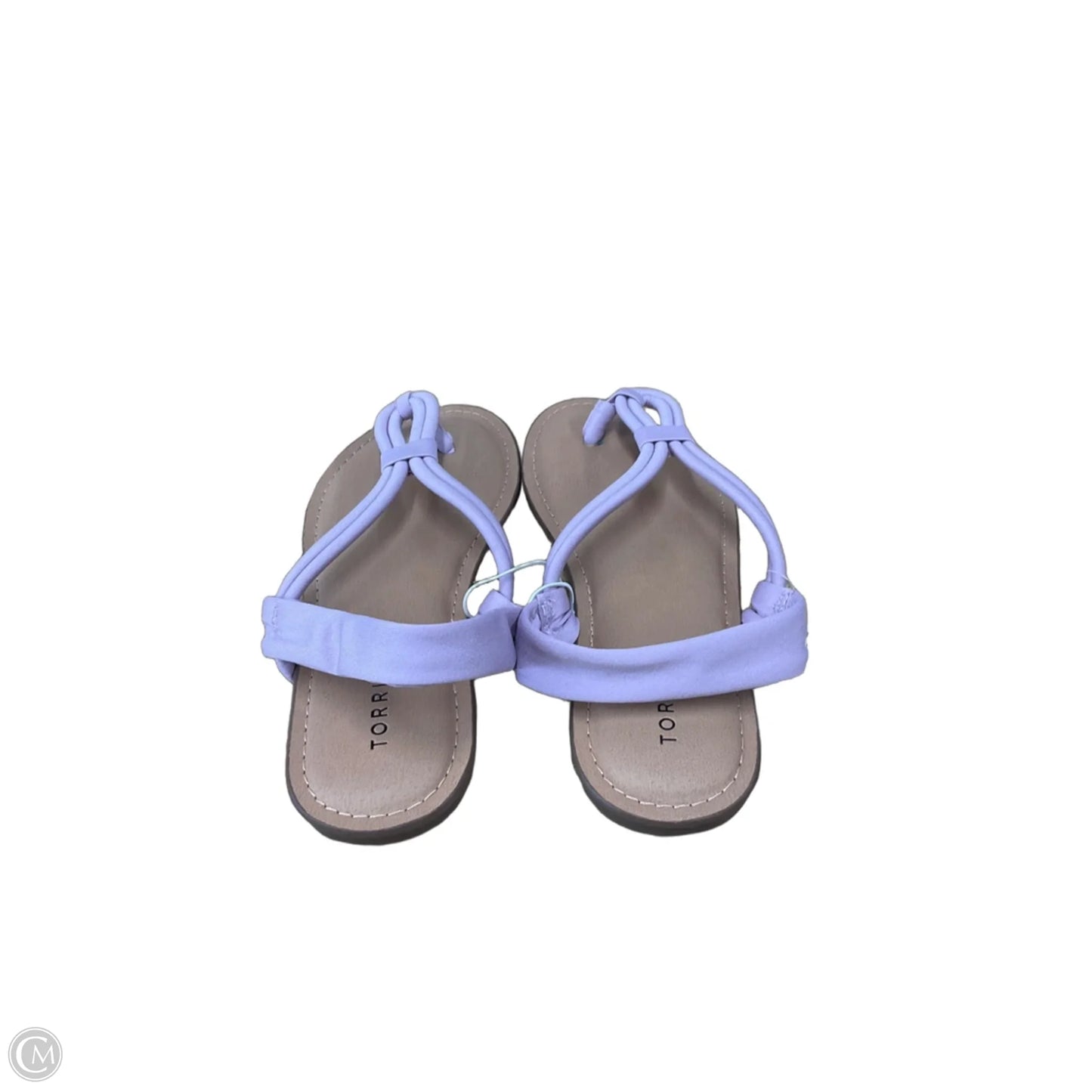 Sandals Flats By Torrid In Tan & White, Size: 8