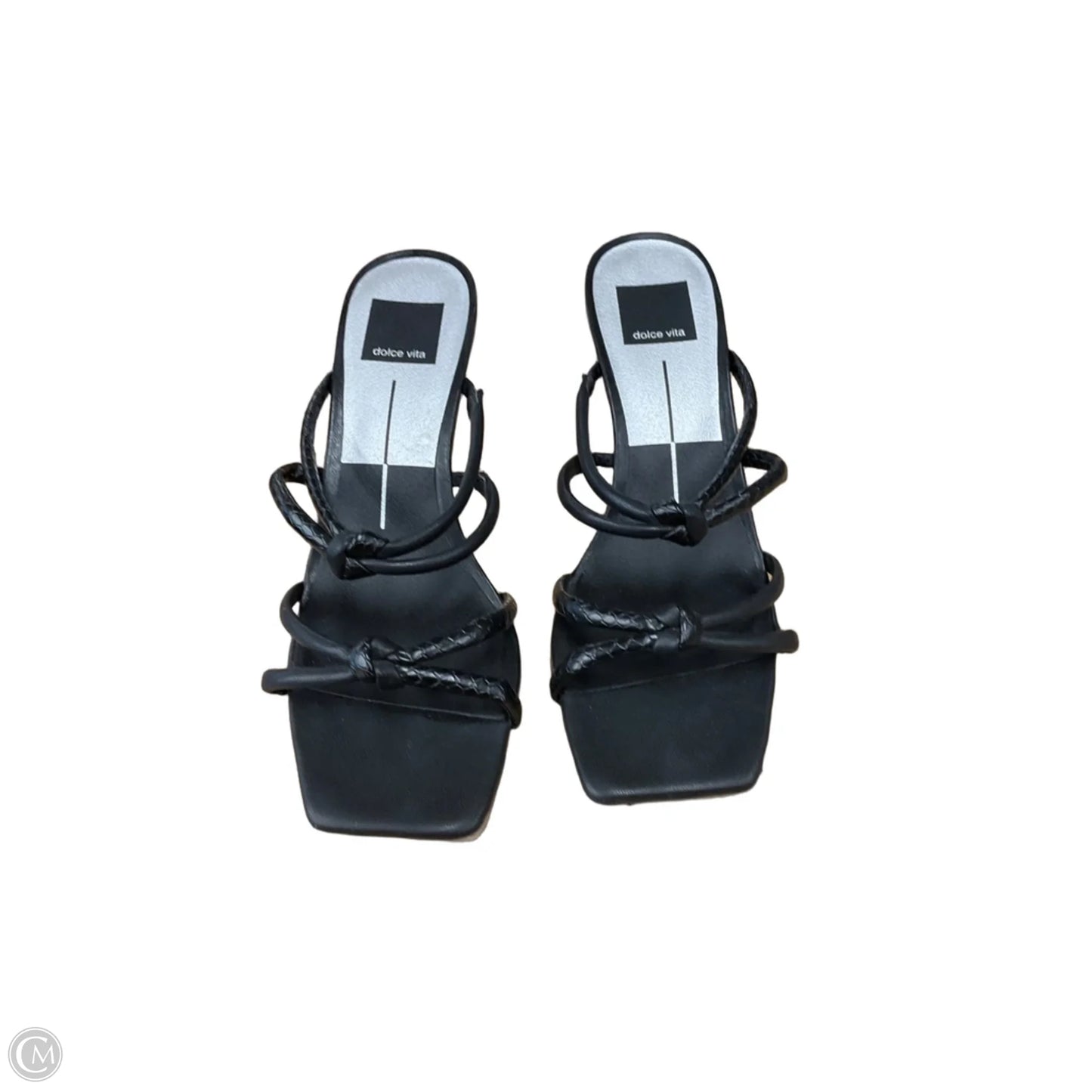 Sandals Heels Block By Dolce Vita In Black, Size: 7.5
