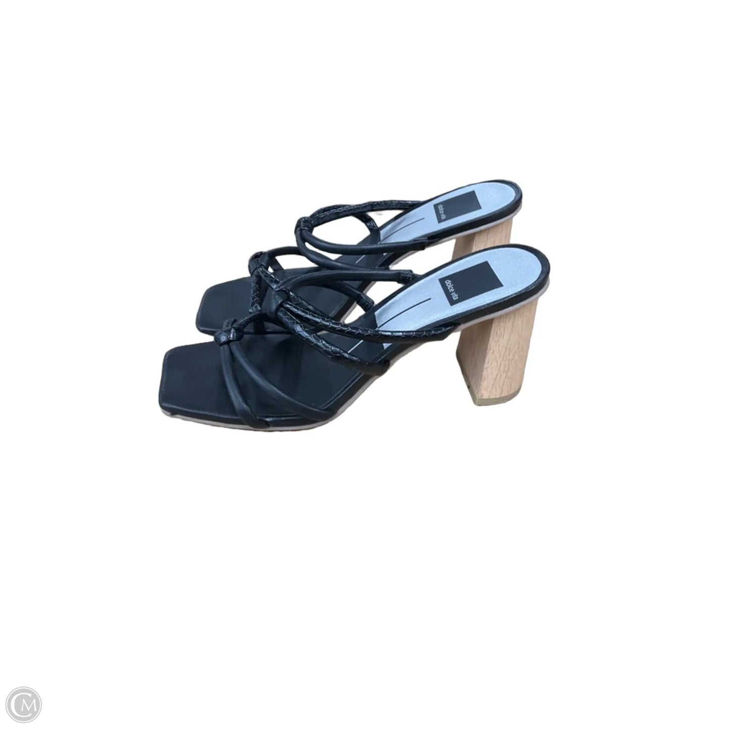 Sandals Heels Block By Dolce Vita In Black, Size: 7.5