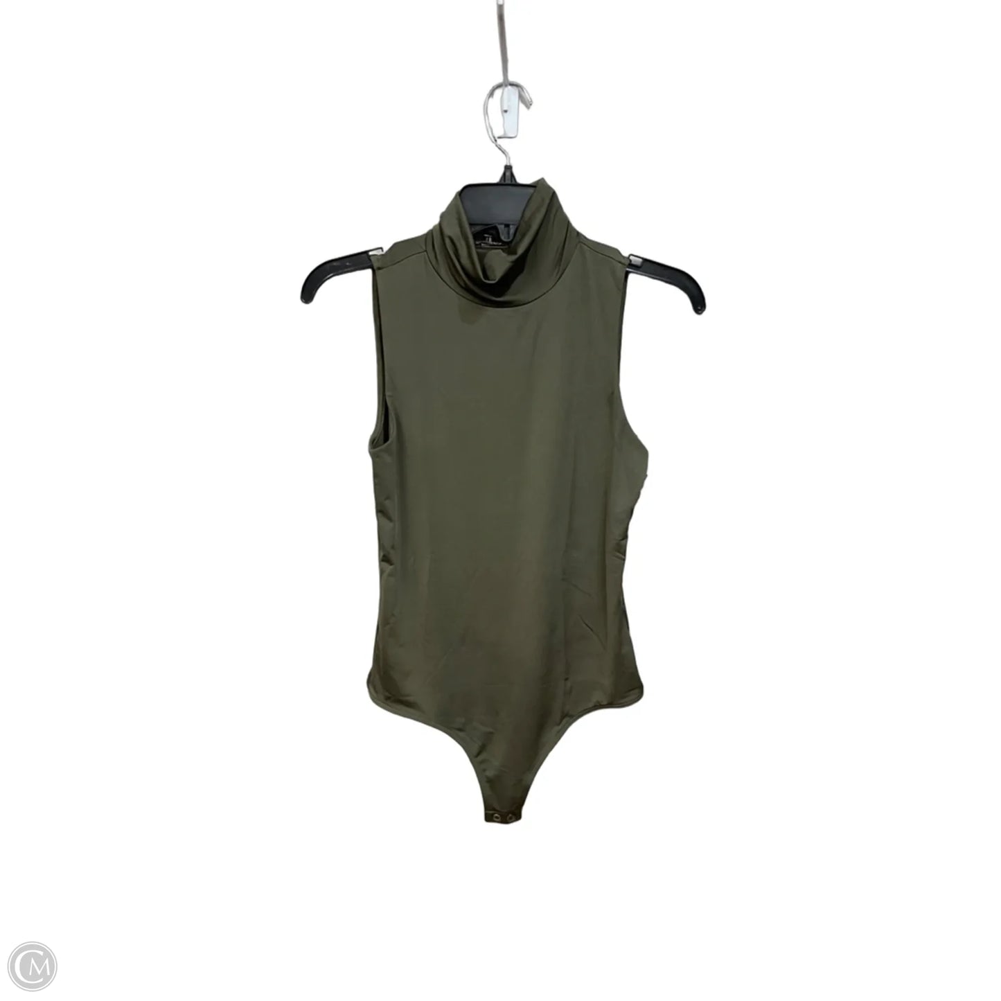 Bodysuit By Express In Green, Size: S