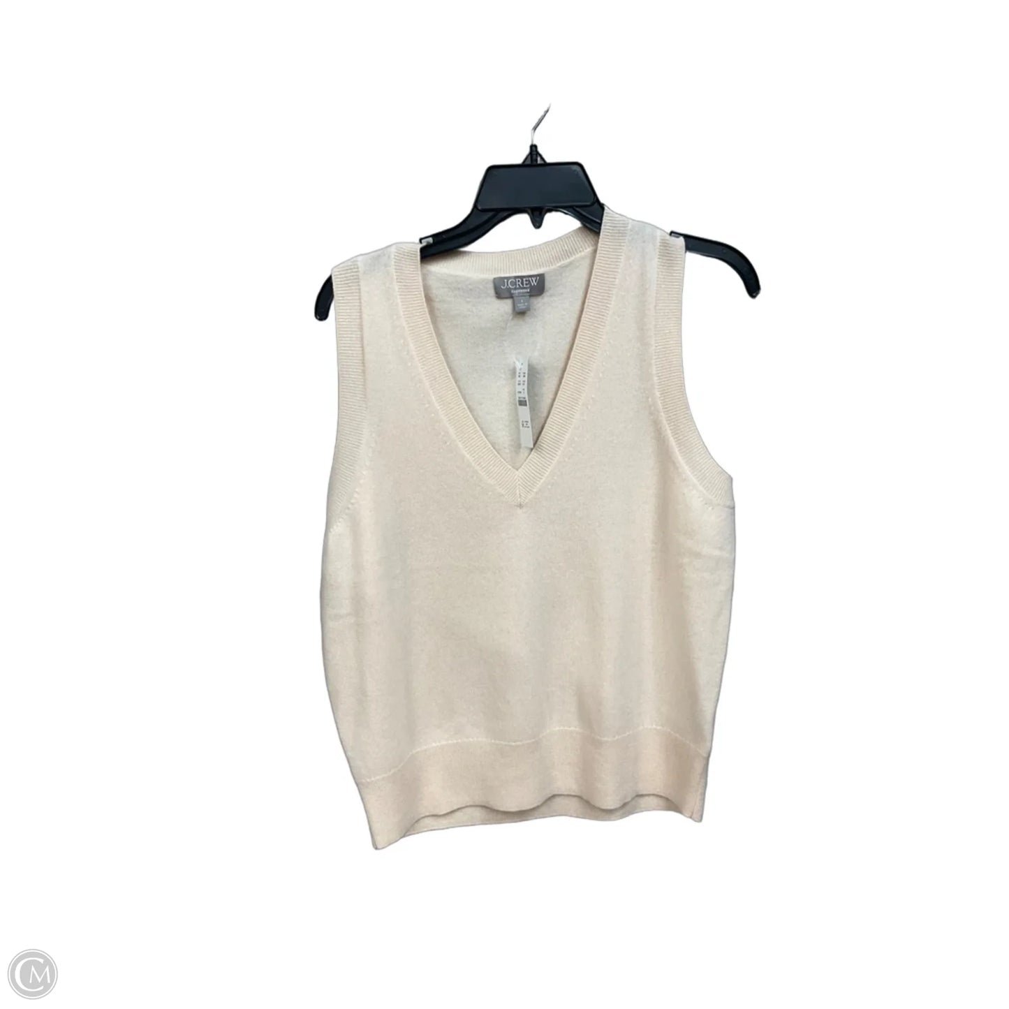 Top Sleeveless By J. Crew In Tan, Size: S