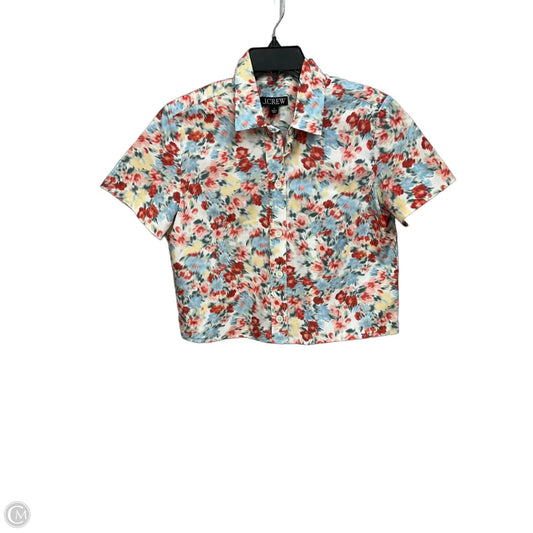 Top Short Sleeve By J. Crew In Multi-colored, Size: Xs