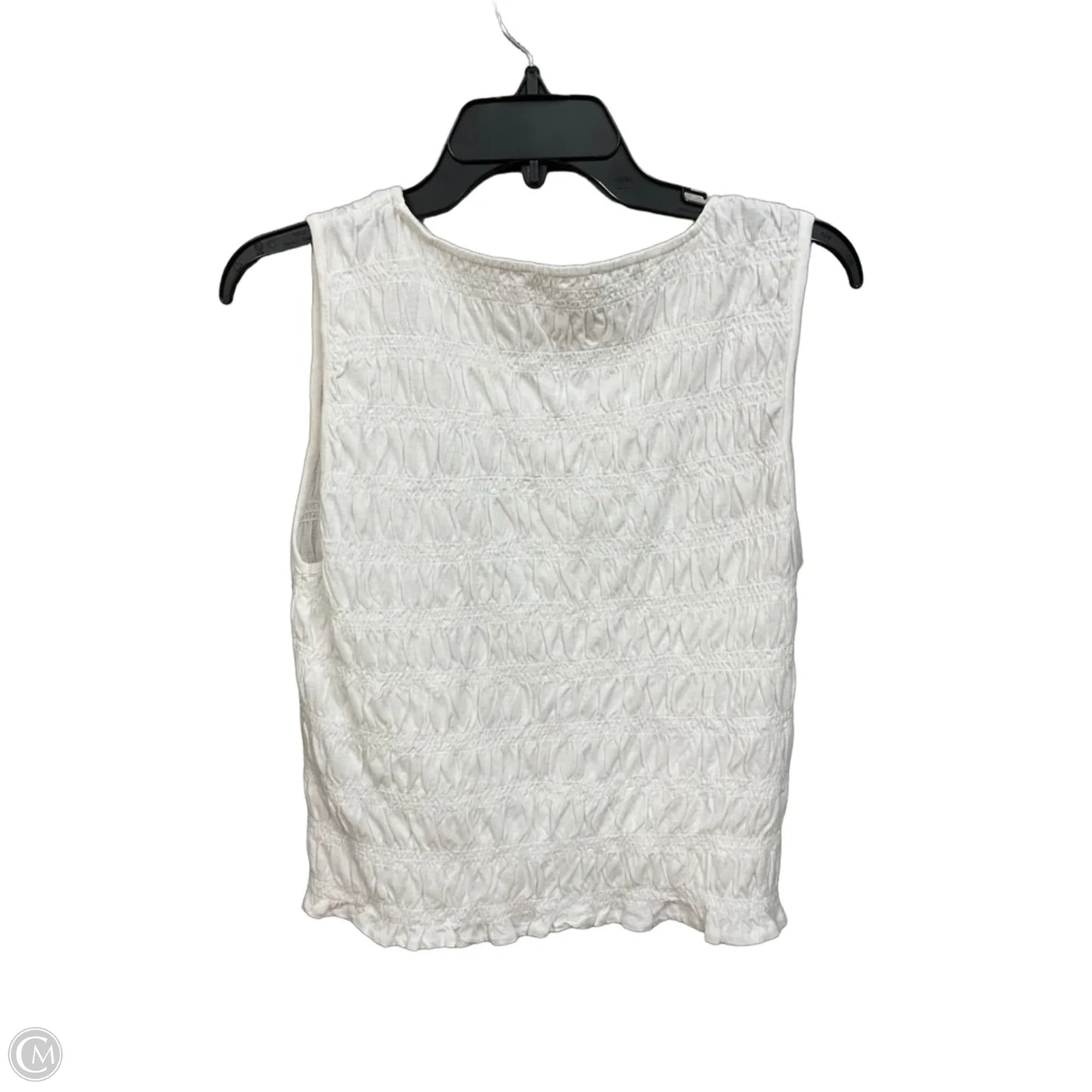 Top Sleeveless By Madewell In White, Size: S
