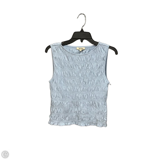 Top Sleeveless By Madewell In Blue, Size: S