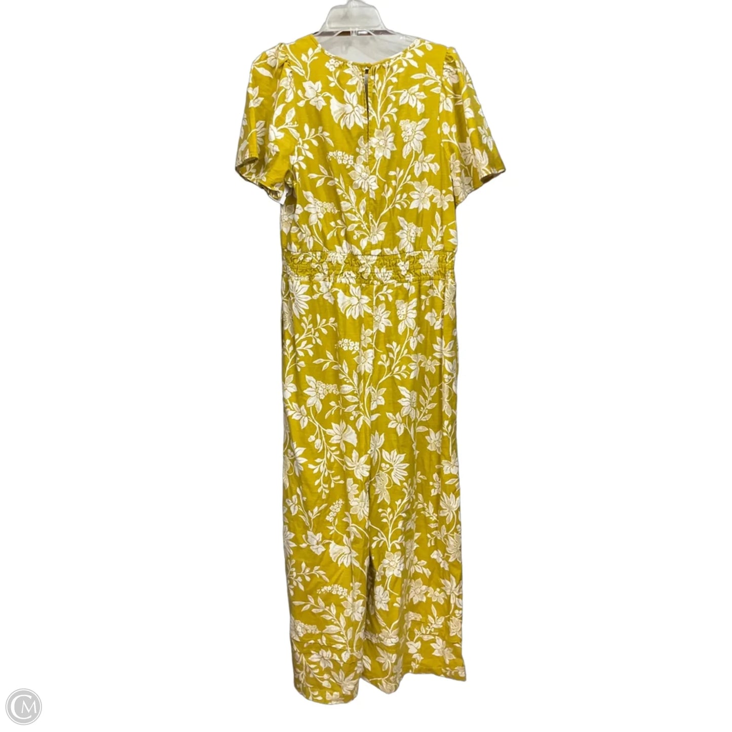 Jumpsuit By Anthropologie In Floral Print, Size: L