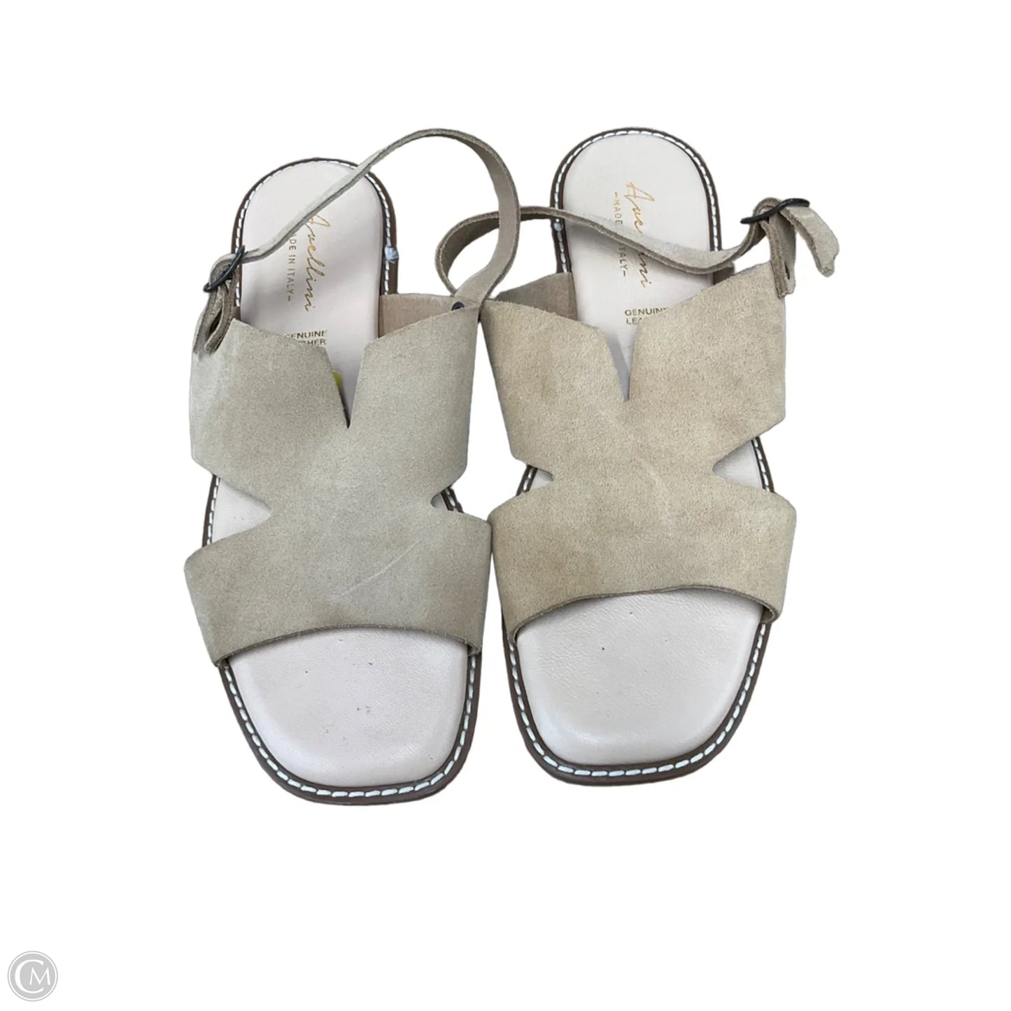 Sandals Flats By Cmb In Tan, Size: 9.5