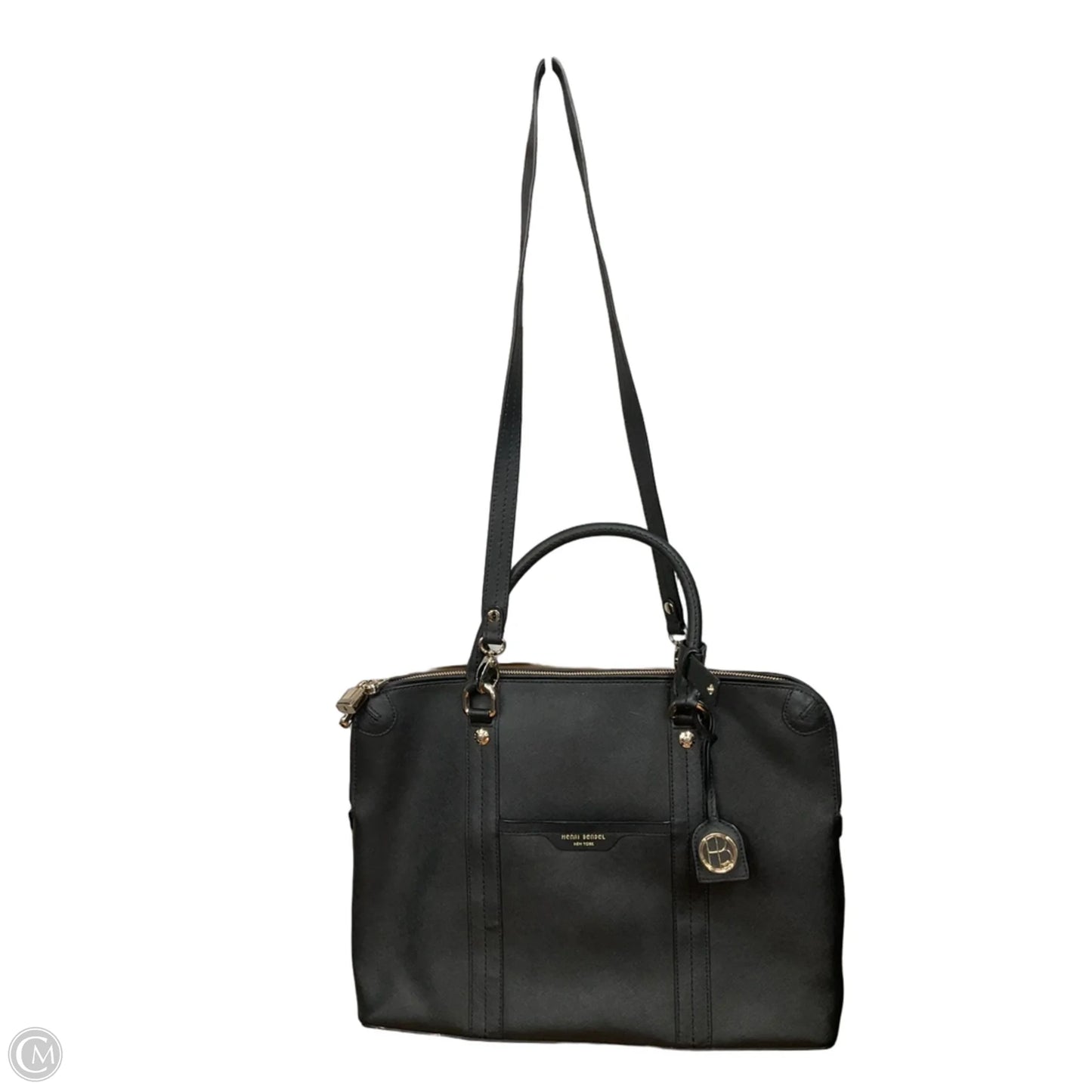 Laptop Bag Leather By Henri Bendel, Size: Medium