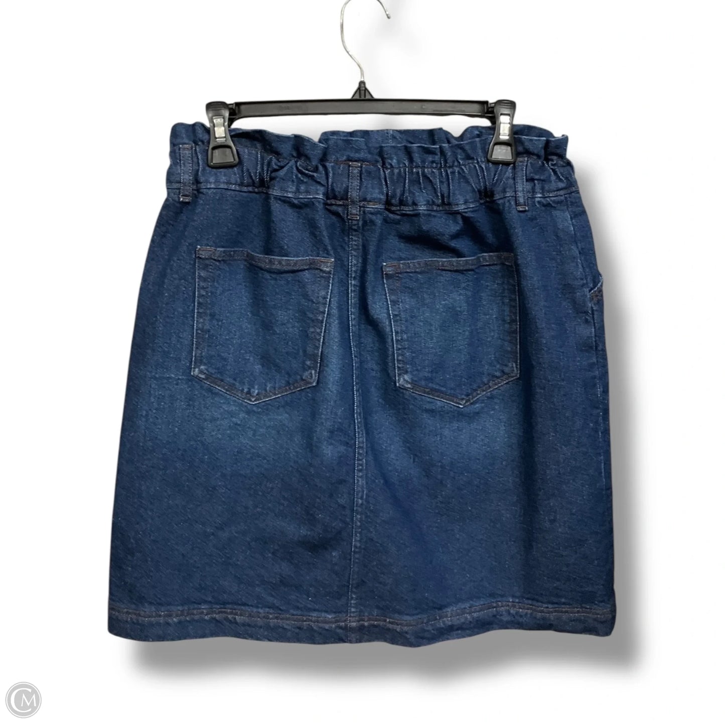Skirt Mini & Short By Loft In Blue Denim, Size: M