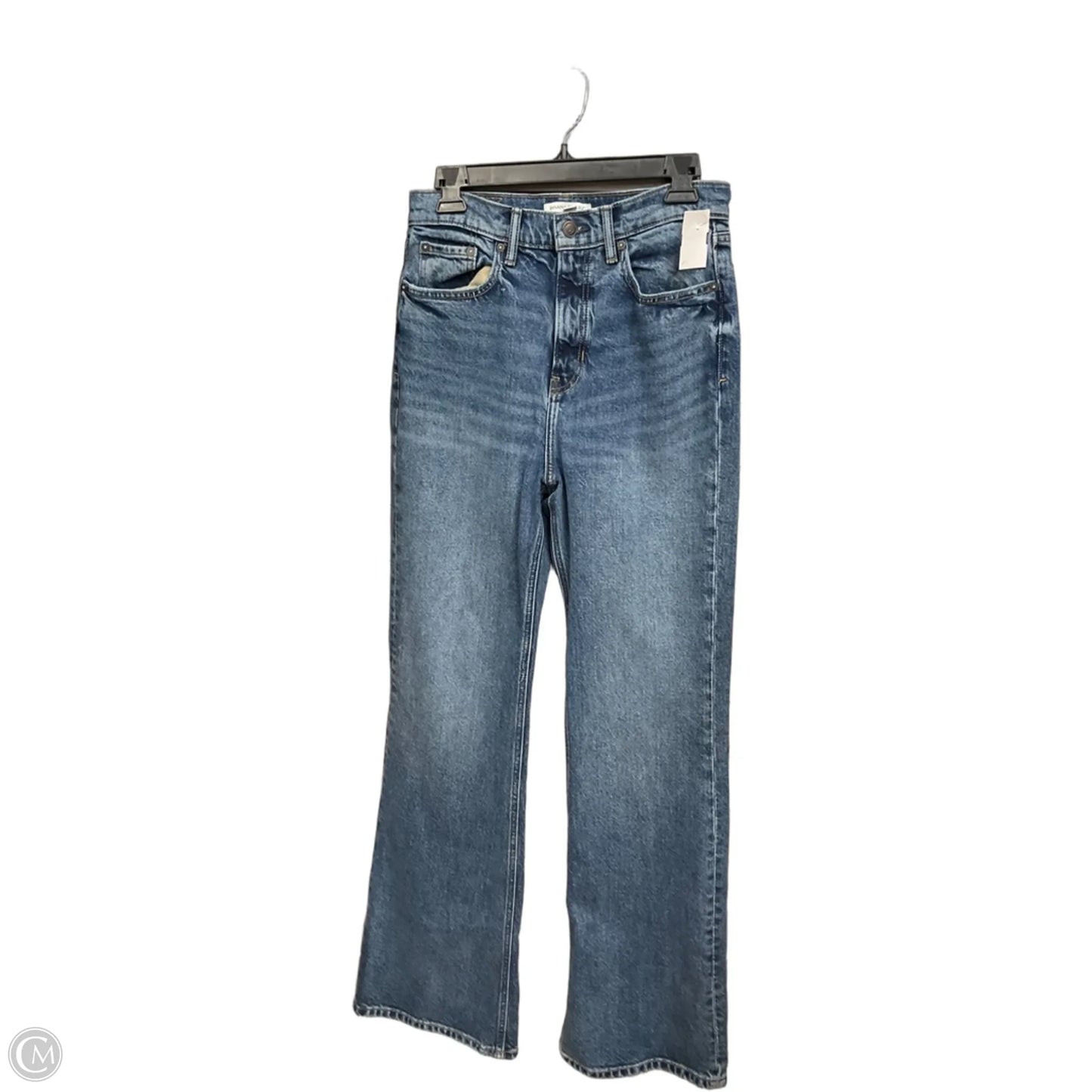 Jeans Boot Cut By Banana Republic In Blue Denim, Size: 8l