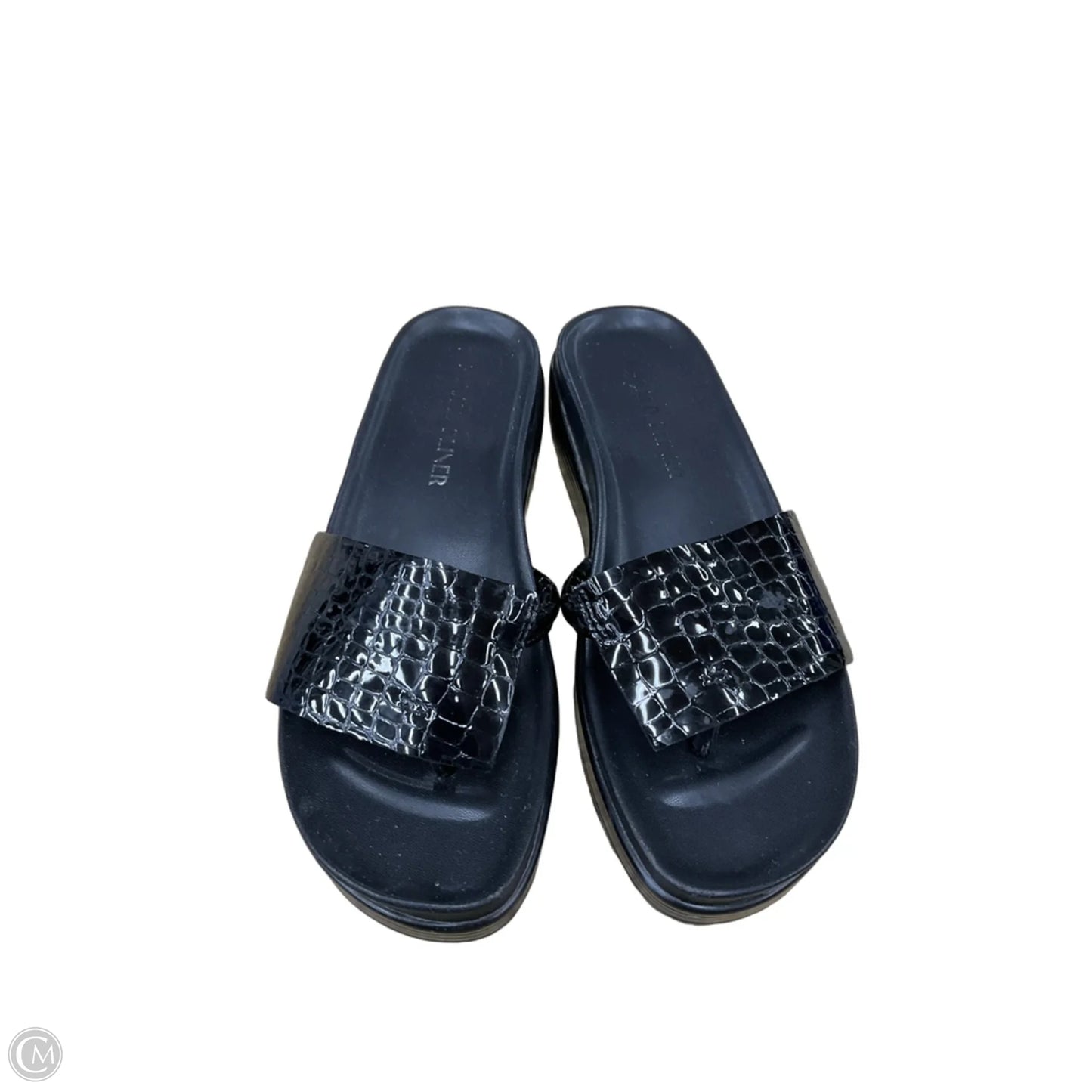 Sandals Flats By Donald Pliner In Black, Size: 8