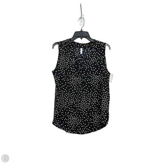 Top Sleeveless By Clothes Mentor In Polkadot Pattern, Size: S