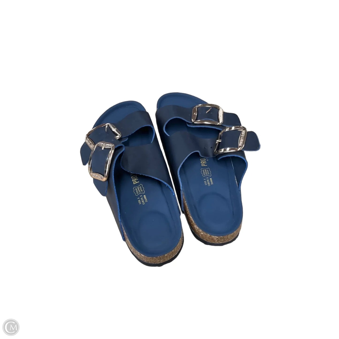 Sandals Flats By Cmc In Blue, Size: 8.5
