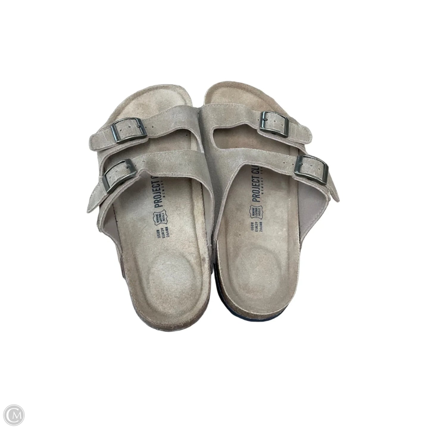 Sandals Flats By Cmc In Tan, Size: 8