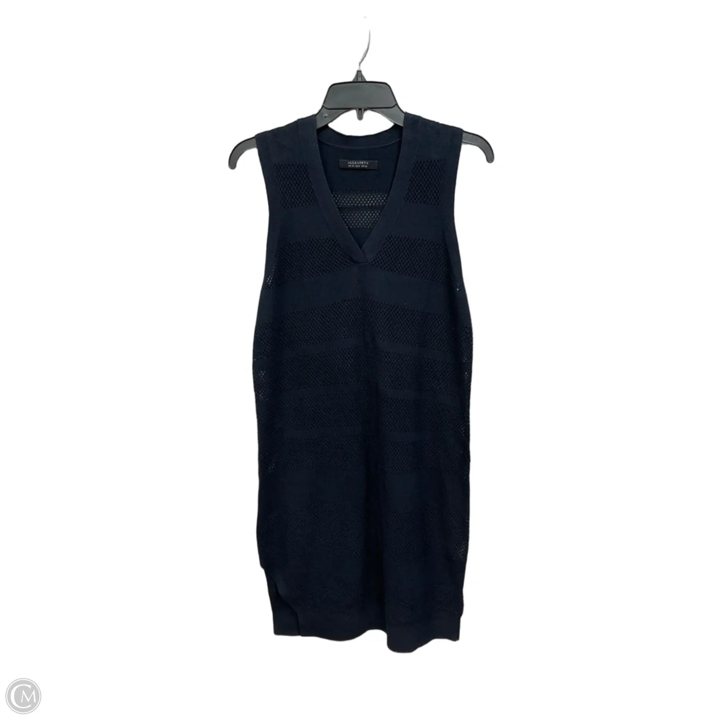 Dress Designer By All Saints In Navy, Size: S