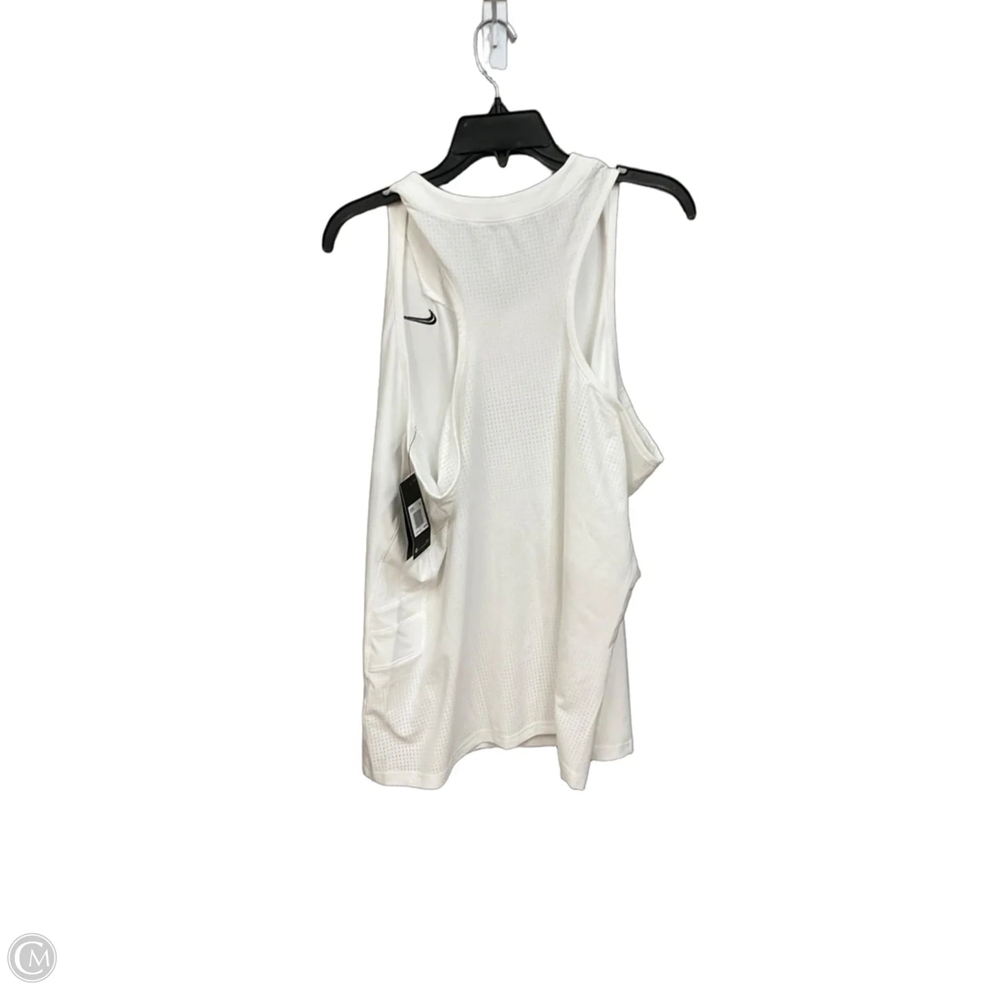 Athletic Tank Top By Nike Apparel In White, Size: Xxl