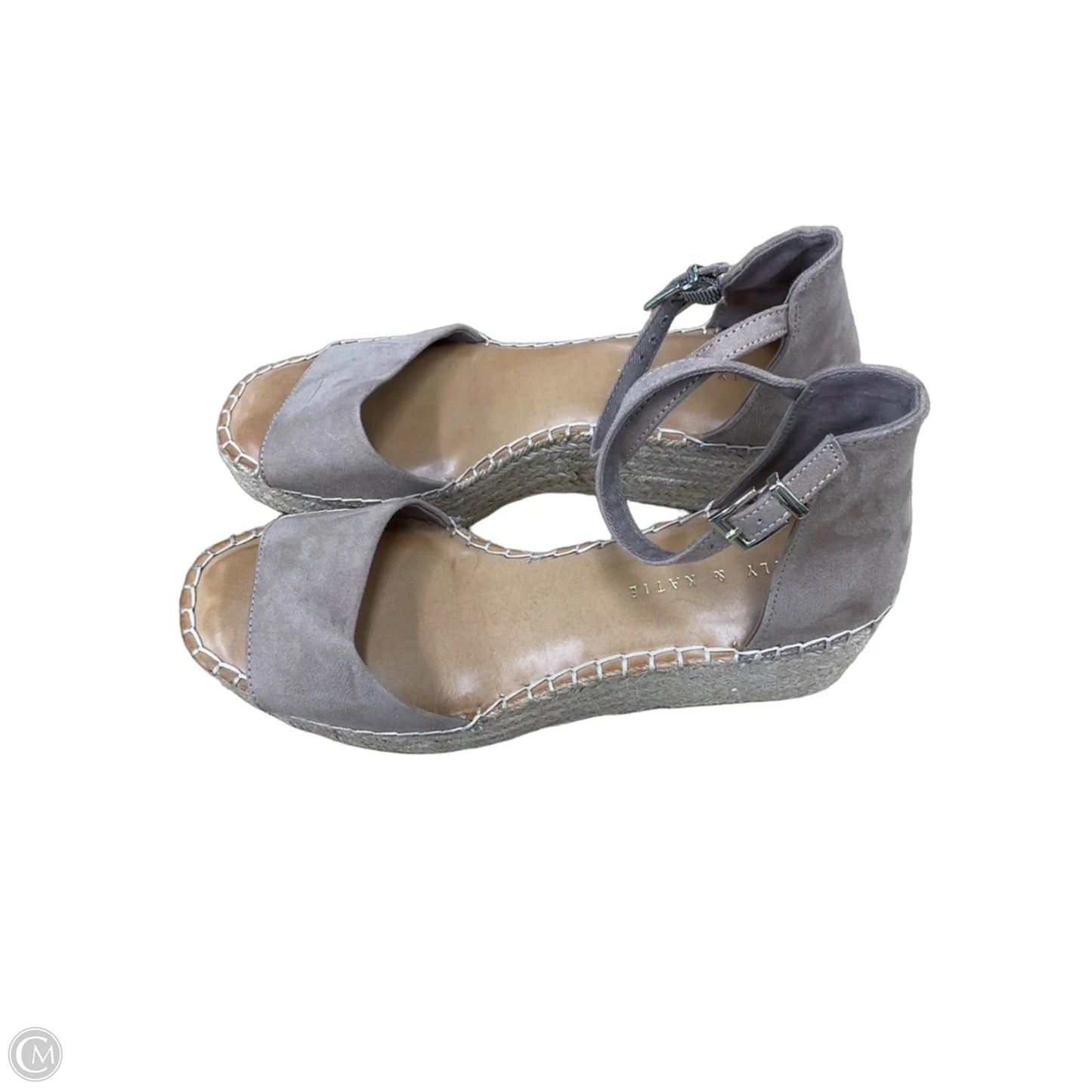 Sandals Heels Wedge By Kelly And Katie In Tan, Size: 9