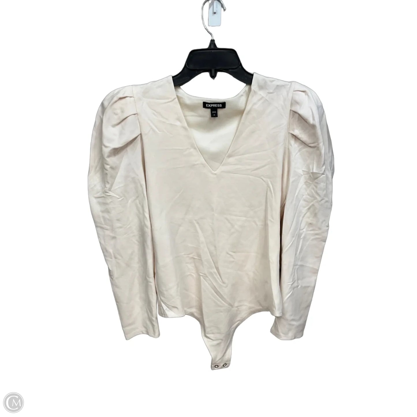 Bodysuit By Express In Cream, Size: M