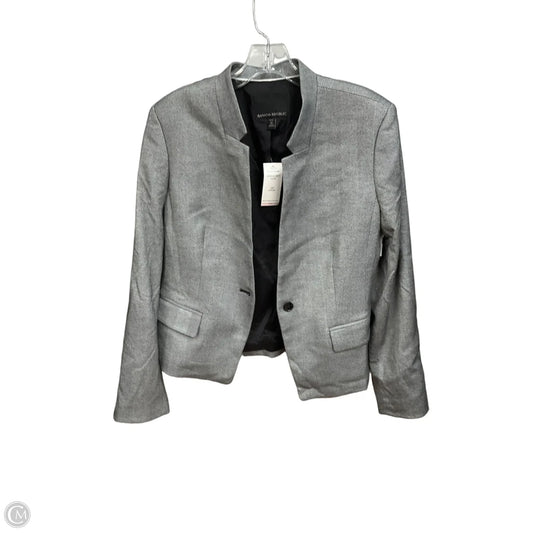 Blazer By Banana Republic In Grey, Size: Lp