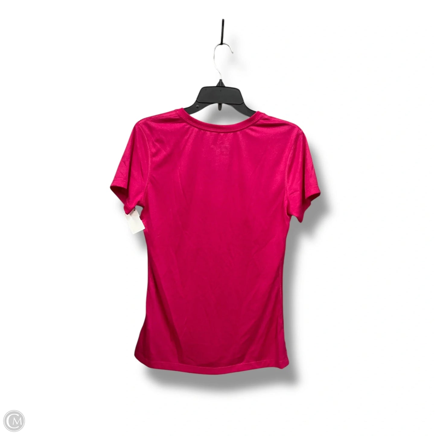 Athletic Top Short Sleeve By Nike Apparel In Pink, Size: M