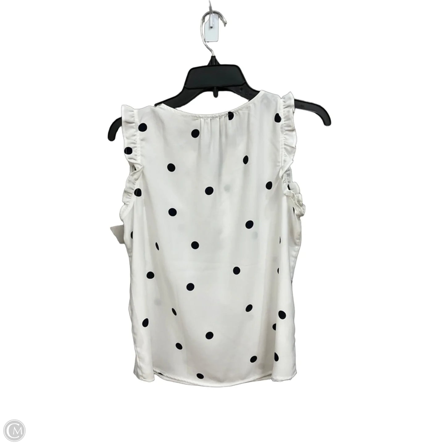 Top Sleeveless By Loft In Polkadot Pattern, Size: Sp